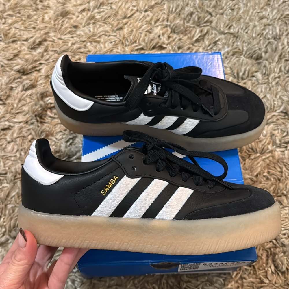 Adidas Samba Black White Gum Sneakers